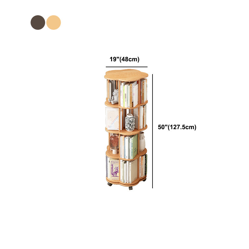 Scandinavian Style Bookshelf Open Back Bookcase for Home and Office Study Room Clearhalo 'Bookcases' 'furn' 'furn_bookcases' 'Furniture' 'furniture_bookcases' 'kitchen' 'kitchen_bookcases' 'Living Room Furniture' 'Office Furniture' 4823370