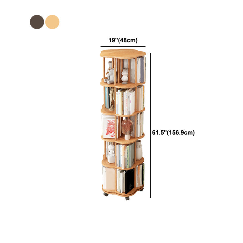Scandinavian Style Bookshelf Open Back Bookcase for Home and Office Study Room Clearhalo 'Bookcases' 'furn' 'furn_bookcases' 'Furniture' 'furniture_bookcases' 'kitchen' 'kitchen_bookcases' 'Living Room Furniture' 'Office Furniture' 4823372