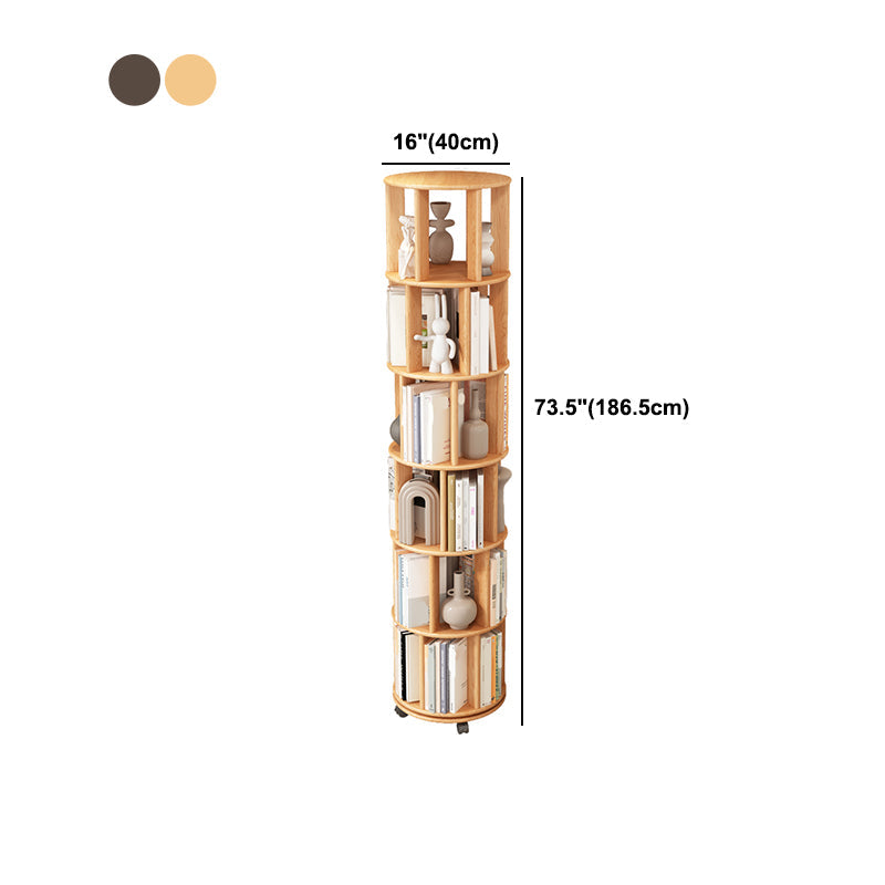 Scandinavian Style Bookshelf Open Back Bookcase for Home and Office Study Room Clearhalo 'Bookcases' 'furn' 'furn_bookcases' 'Furniture' 'furniture_bookcases' 'kitchen' 'kitchen_bookcases' 'Living Room Furniture' 'Office Furniture' 4823373