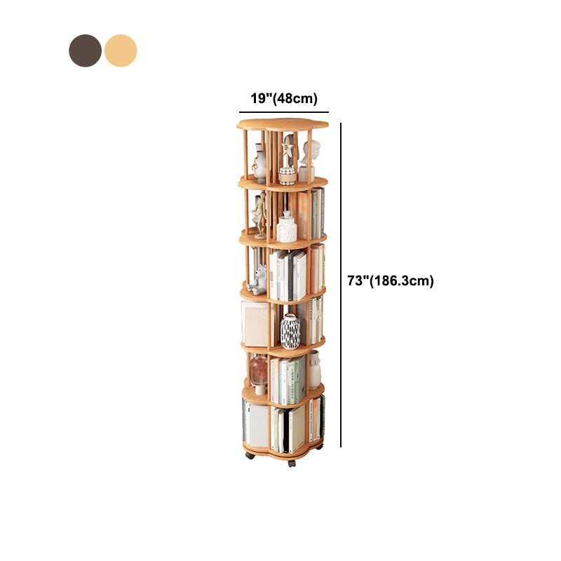 Scandinavian Style Bookshelf Open Back Bookcase for Home and Office Study Room Clearhalo 'Bookcases' 'furn' 'furn_bookcases' 'Furniture' 'furniture_bookcases' 'kitchen' 'kitchen_bookcases' 'Living Room Furniture' 'Office Furniture' 4823374