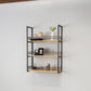 11.81"W Bookshelf Industrial Style Wall Mounted Bookcase for Home Office Clearhalo 'Bookcases' 'furn' 'furn_bookcases' 'Furniture' 'furniture_bookcases' 'kitchen' 'kitchen_bookcases' 'Living Room Furniture' 'Office Furniture' 4823375