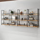11.81"W Bookshelf Industrial Style Wall Mounted Bookcase for Home Office Clearhalo 'Bookcases' 'furn' 'furn_bookcases' 'Furniture' 'furniture_bookcases' 'kitchen' 'kitchen_bookcases' 'Living Room Furniture' 'Office Furniture' 4823378