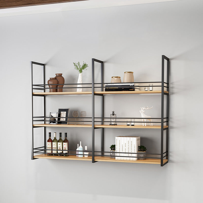 11.81"W Bookshelf Industrial Style Wall Mounted Bookcase for Home Office Clearhalo 'Bookcases' 'furn' 'furn_bookcases' 'Furniture' 'furniture_bookcases' 'kitchen' 'kitchen_bookcases' 'Living Room Furniture' 'Office Furniture' 4823382