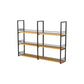 11.81"W Bookshelf Industrial Style Wall Mounted Bookcase for Home Office 70.9"L x 11.8"W x 43.3"H Clearhalo 'Bookcases' 'furn' 'furn_bookcases' 'Furniture' 'furniture_bookcases' 'kitchen' 'kitchen_bookcases' 'Living Room Furniture' 'Office Furniture' 4823383