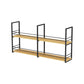 11.81"W Bookshelf Industrial Style Wall Mounted Bookcase for Home Office 70.9"L x 11.8"W x 29.5"H Clearhalo 'Bookcases' 'furn' 'furn_bookcases' 'Furniture' 'furniture_bookcases' 'kitchen' 'kitchen_bookcases' 'Living Room Furniture' 'Office Furniture' 4823384