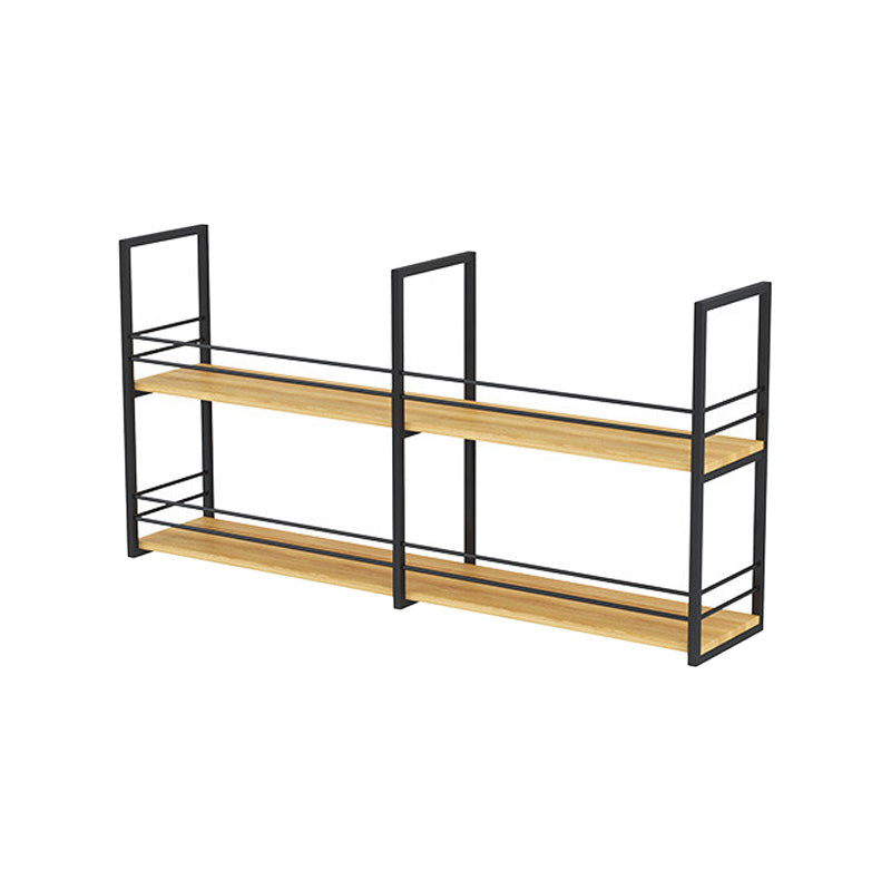 11.81"W Bookshelf Industrial Style Wall Mounted Bookcase for Home Office 70.9"L x 11.8"W x 29.5"H Clearhalo 'Bookcases' 'furn' 'furn_bookcases' 'Furniture' 'furniture_bookcases' 'kitchen' 'kitchen_bookcases' 'Living Room Furniture' 'Office Furniture' 4823384