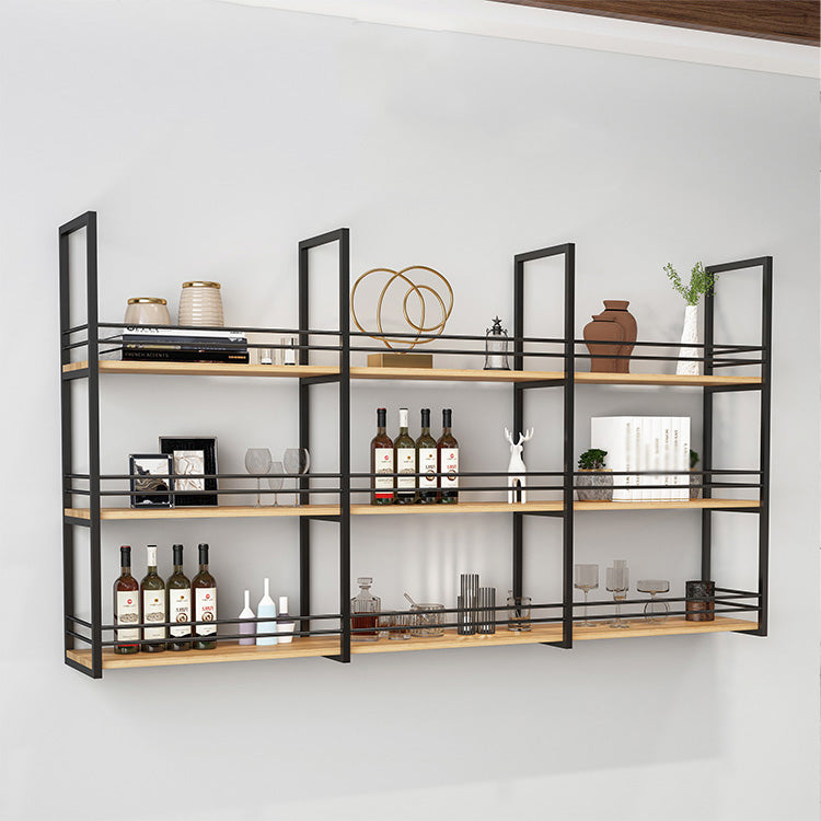 11.81"W Bookshelf Industrial Style Wall Mounted Bookcase for Home Office Clearhalo 'Bookcases' 'furn' 'furn_bookcases' 'Furniture' 'furniture_bookcases' 'kitchen' 'kitchen_bookcases' 'Living Room Furniture' 'Office Furniture' 4823388