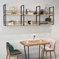 11.81"W Bookshelf Industrial Style Wall Mounted Bookcase for Home Office Clearhalo 'Bookcases' 'furn' 'furn_bookcases' 'Furniture' 'furniture_bookcases' 'kitchen' 'kitchen_bookcases' 'Living Room Furniture' 'Office Furniture' 4823391