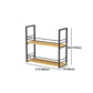 11.81"W Bookshelf Industrial Style Wall Mounted Bookcase for Home Office Clearhalo 'Bookcases' 'furn' 'furn_bookcases' 'Furniture' 'furniture_bookcases' 'kitchen' 'kitchen_bookcases' 'Living Room Furniture' 'Office Furniture' 4823396