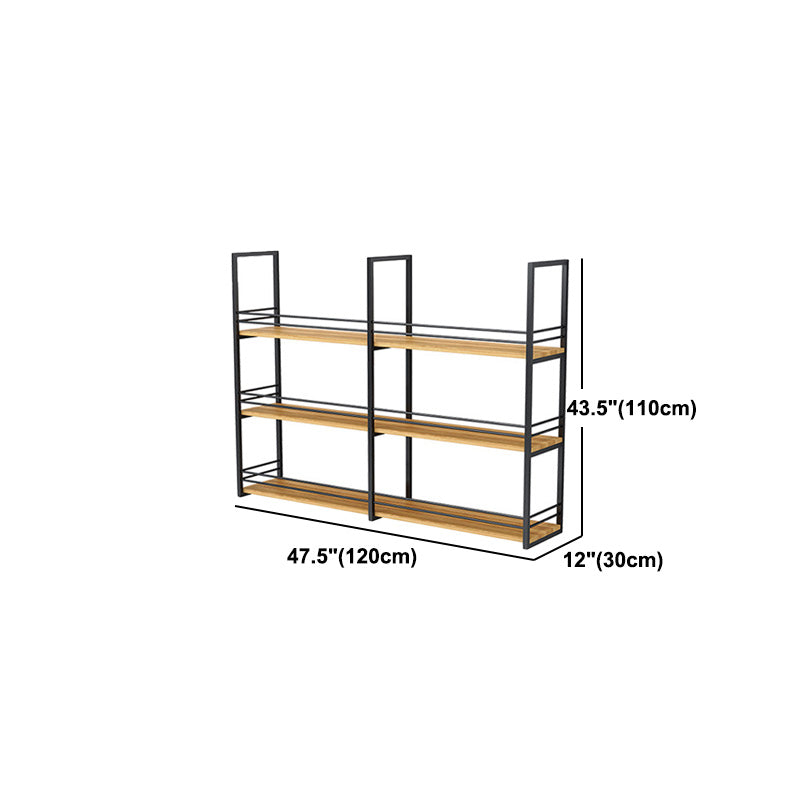 11.81"W Bookshelf Industrial Style Wall Mounted Bookcase for Home Office Clearhalo 'Bookcases' 'furn' 'furn_bookcases' 'Furniture' 'furniture_bookcases' 'kitchen' 'kitchen_bookcases' 'Living Room Furniture' 'Office Furniture' 4823407