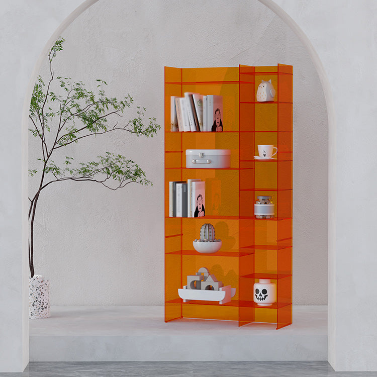 Closed Back Bookcase Scandinavian Style Bookshelf for Home Office Clearhalo 'Bookcases' 'furn' 'furn_bookcases' 'Furniture' 'furniture_bookcases' 'kitchen' 'kitchen_bookcases' 'Living Room Furniture' 'Office Furniture' 4823443