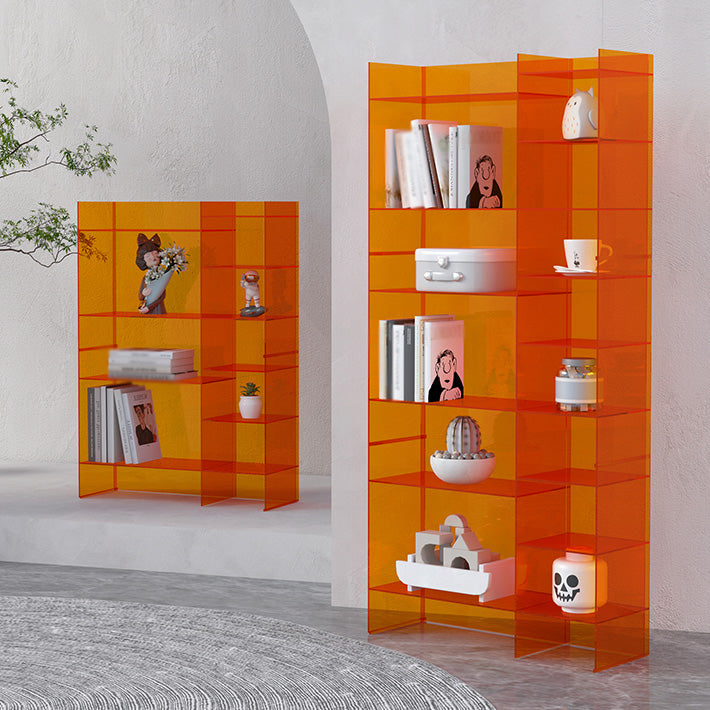 Closed Back Bookcase Scandinavian Style Bookshelf for Home Office Clearhalo 'Bookcases' 'furn' 'furn_bookcases' 'Furniture' 'furniture_bookcases' 'kitchen' 'kitchen_bookcases' 'Living Room Furniture' 'Office Furniture' 4823444