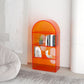 Acrylic Bookshelf Scandinavian Style Orange Open Back Bookcase for Home Office Study Room Clearhalo 'Bookcases' 'furn' 'furn_bookcases' 'Furniture' 'furniture_bookcases' 'kitchen' 'kitchen_bookcases' 'Living Room Furniture' 'Office Furniture' 4823470