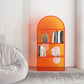 Acrylic Bookshelf Scandinavian Style Orange Open Back Bookcase for Home Office Study Room Clearhalo 'Bookcases' 'furn' 'furn_bookcases' 'Furniture' 'furniture_bookcases' 'kitchen' 'kitchen_bookcases' 'Living Room Furniture' 'Office Furniture' 4823472