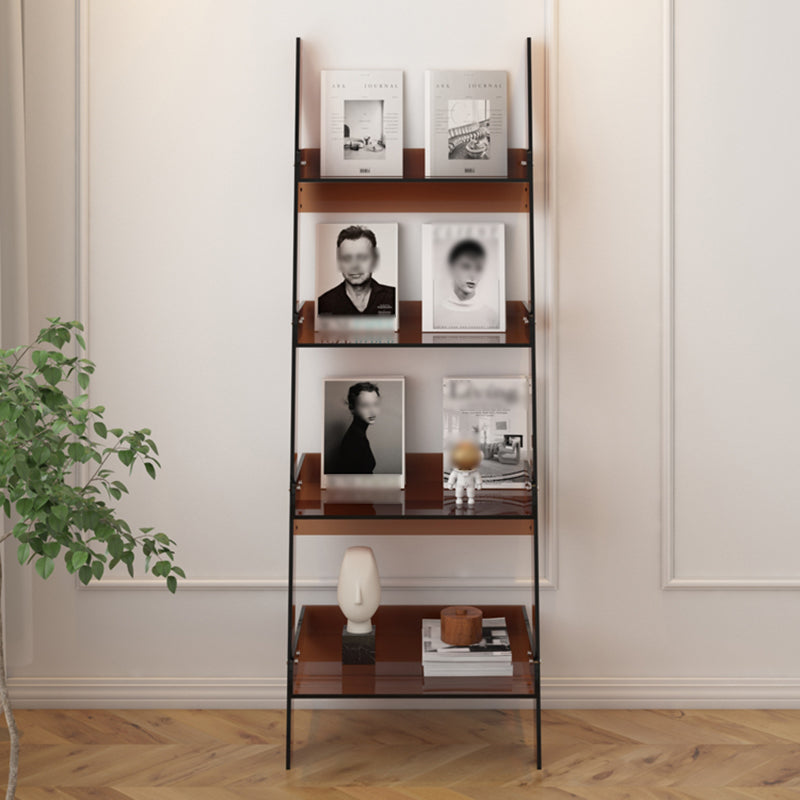 Scandinavian Style Shelf Bookcase Acrylic Bookcase for Office and Home Clearhalo 'Bookcases' 'furn' 'furn_bookcases' 'Furniture' 'furniture_bookcases' 'kitchen' 'kitchen_bookcases' 'Living Room Furniture' 'Office Furniture' 4823490