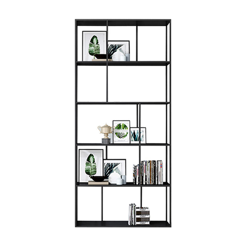 Scandinavian Style Bookshelf Vertical Bookcase for Home Office and Study Room Black Clearhalo 'Bookcases' 'furn' 'furn_bookcases' 'Furniture' 'furniture_bookcases' 'kitchen' 'kitchen_bookcases' 'Living Room Furniture' 'Office Furniture' 4823497