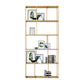 Scandinavian Style Bookshelf Vertical Bookcase for Home Office and Study Room Gold Clearhalo 'Bookcases' 'furn' 'furn_bookcases' 'Furniture' 'furniture_bookcases' 'kitchen' 'kitchen_bookcases' 'Living Room Furniture' 'Office Furniture' 4823501