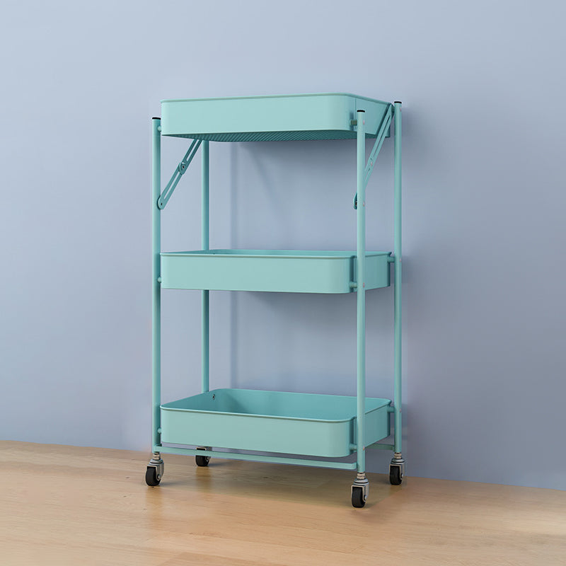 Modern Style 3-shelf Bookshelf 17.83"L Vertical Shelf Bookcase with Caster Wheels Green Clearhalo 'Bookcases' 'furn' 'furn_bookcases' 'Furniture' 'furniture_bookcases' 'kitchen' 'kitchen_bookcases' 'Living Room Furniture' 'Office Furniture' 4823527