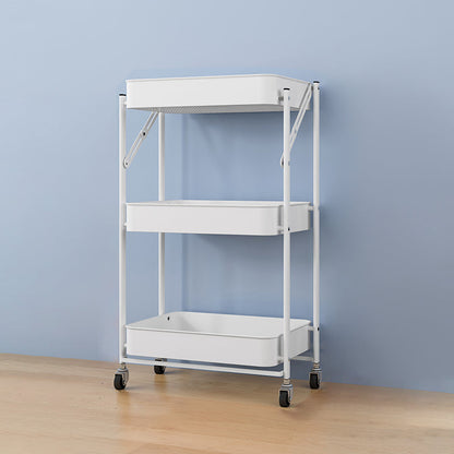 Modern Style 3-shelf Bookshelf 17.83"L Vertical Shelf Bookcase with Caster Wheels White Clearhalo 'Bookcases' 'furn' 'furn_bookcases' 'Furniture' 'furniture_bookcases' 'kitchen' 'kitchen_bookcases' 'Living Room Furniture' 'Office Furniture' 4823528