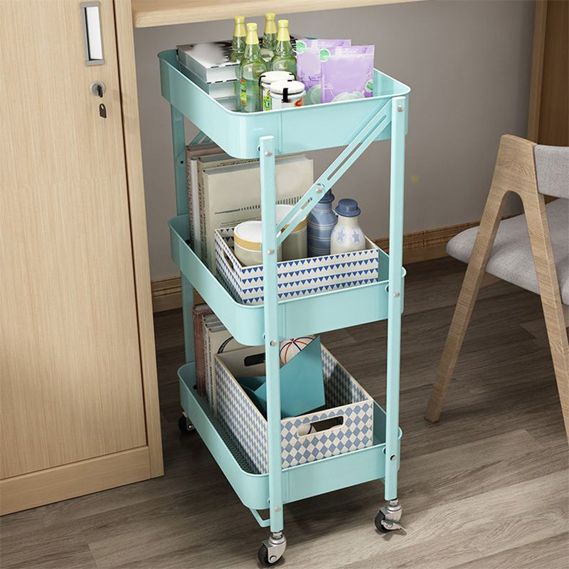 Modern Style 3-shelf Bookshelf 17.83"L Vertical Shelf Bookcase with Caster Wheels Clearhalo 'Bookcases' 'furn' 'furn_bookcases' 'Furniture' 'furniture_bookcases' 'kitchen' 'kitchen_bookcases' 'Living Room Furniture' 'Office Furniture' 4823531