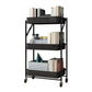 Modern Style 3-shelf Bookshelf 17.83"L Vertical Shelf Bookcase with Caster Wheels Clearhalo 'Bookcases' 'furn' 'furn_bookcases' 'Furniture' 'furniture_bookcases' 'kitchen' 'kitchen_bookcases' 'Living Room Furniture' 'Office Furniture' 4823534