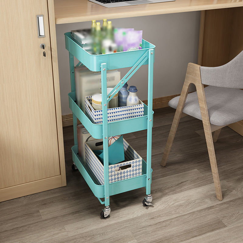 Modern Style 3-shelf Bookshelf 17.83"L Vertical Shelf Bookcase with Caster Wheels Clearhalo 'Bookcases' 'furn' 'furn_bookcases' 'Furniture' 'furniture_bookcases' 'kitchen' 'kitchen_bookcases' 'Living Room Furniture' 'Office Furniture' 4823535