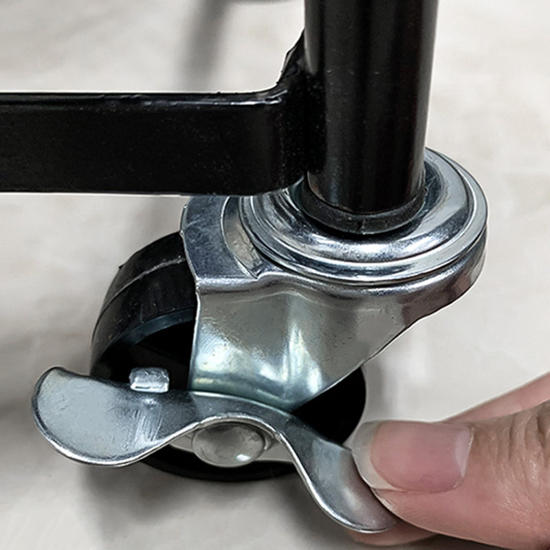 Modern Style 3-shelf Bookshelf 17.83"L Vertical Shelf Bookcase with Caster Wheels Clearhalo 'Bookcases' 'furn' 'furn_bookcases' 'Furniture' 'furniture_bookcases' 'kitchen' 'kitchen_bookcases' 'Living Room Furniture' 'Office Furniture' 4823538