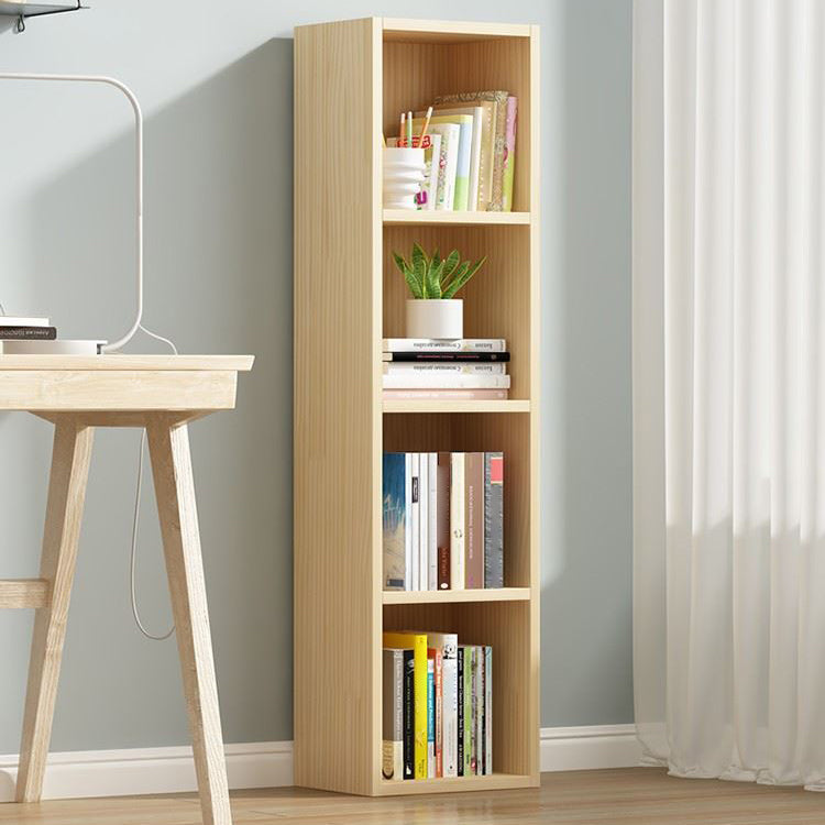 Scandinavian Pine Standard Bookshelf Vertical Closed Back Bookshelf for Living Room Clearhalo 'Bookcases' 'furn' 'furn_bookcases' 'Furniture' 'furniture_bookcases' 'kitchen' 'kitchen_bookcases' 'Living Room Furniture' 'Office Furniture' 4826391