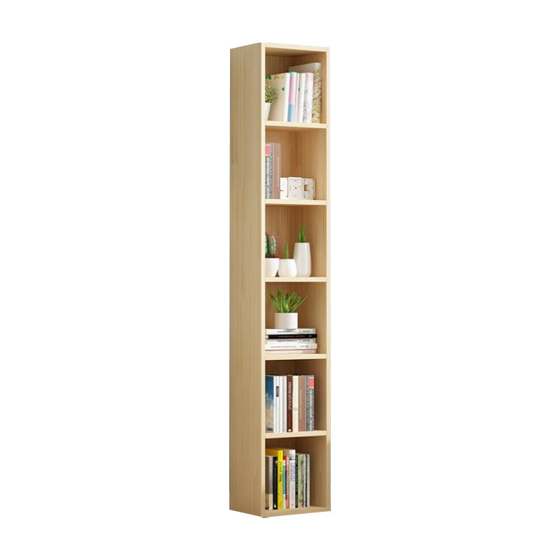 Scandinavian Pine Standard Bookshelf Vertical Closed Back Bookshelf for Living Room Bookcases Clearhalo 'Bookcases' 'furn' 'furn_bookcases' 'Furniture' 'furniture_bookcases' 'kitchen' 'kitchen_bookcases' 'Living Room Furniture' 'Office Furniture' 4826395