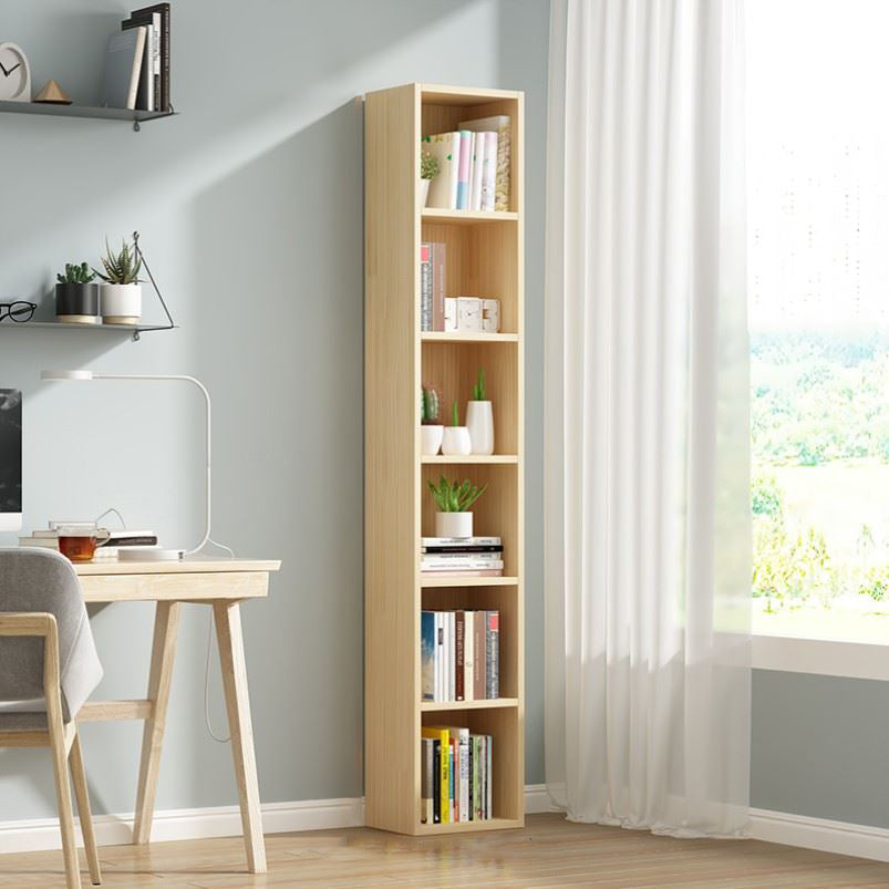 Scandinavian Pine Standard Bookshelf Vertical Closed Back Bookshelf for Living Room Clearhalo 'Bookcases' 'furn' 'furn_bookcases' 'Furniture' 'furniture_bookcases' 'kitchen' 'kitchen_bookcases' 'Living Room Furniture' 'Office Furniture' 4826396