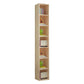 Scandinavian Pine Standard Bookshelf Vertical Closed Back Bookshelf for Living Room Bookcases Clearhalo 'Bookcases' 'furn' 'furn_bookcases' 'Furniture' 'furniture_bookcases' 'kitchen' 'kitchen_bookcases' 'Living Room Furniture' 'Office Furniture' 4826398
