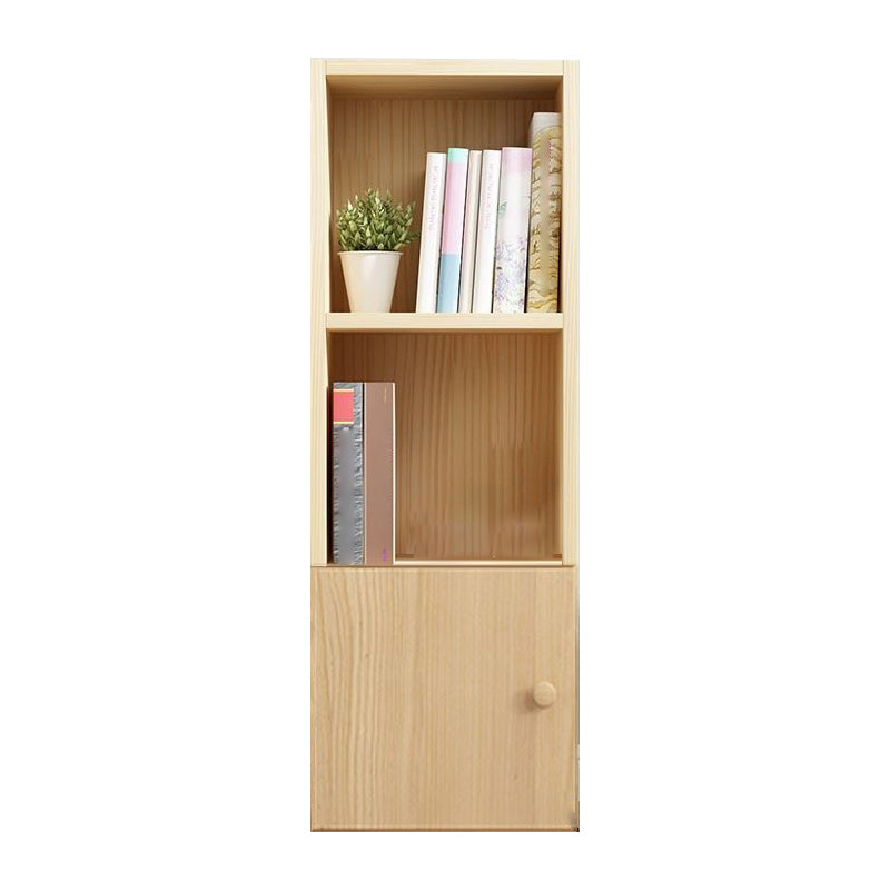 Scandinavian Pine Standard Bookshelf Vertical Closed Back Bookshelf for Living Room Cabinets Clearhalo 'Bookcases' 'furn' 'furn_bookcases' 'Furniture' 'furniture_bookcases' 'kitchen' 'kitchen_bookcases' 'Living Room Furniture' 'Office Furniture' 4826399
