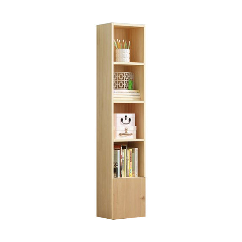 Scandinavian Pine Standard Bookshelf Vertical Closed Back Bookshelf for Living Room Cabinets Clearhalo 'Bookcases' 'furn' 'furn_bookcases' 'Furniture' 'furniture_bookcases' 'kitchen' 'kitchen_bookcases' 'Living Room Furniture' 'Office Furniture' 4826403