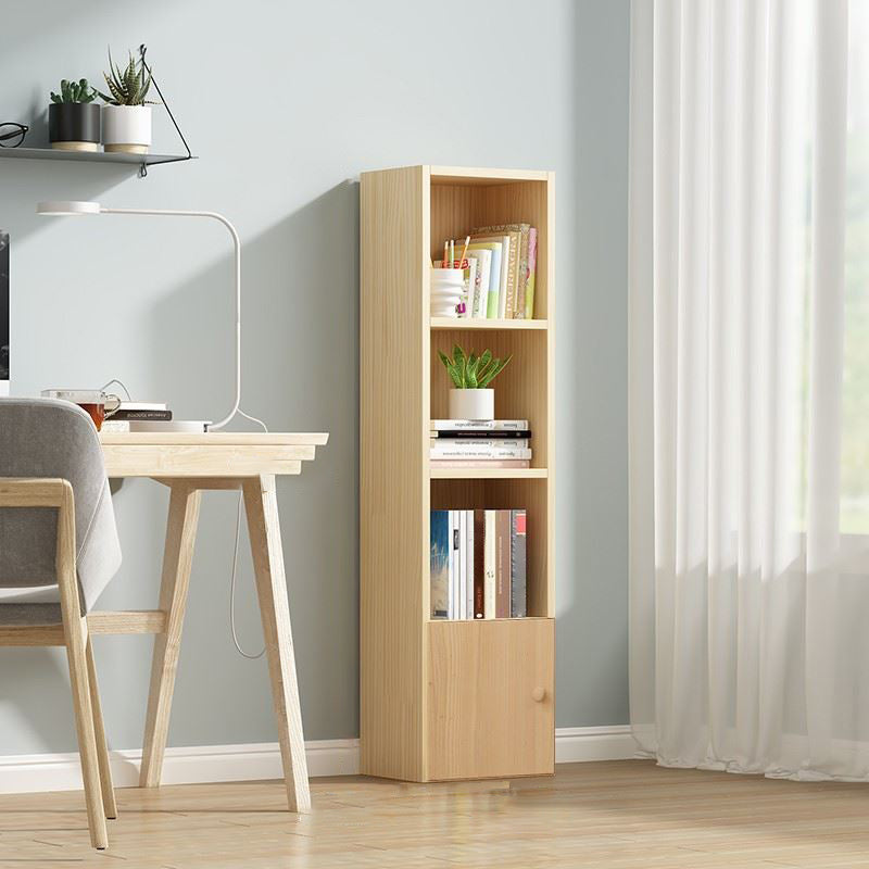 Scandinavian Pine Standard Bookshelf Vertical Closed Back Bookshelf for Living Room Clearhalo 'Bookcases' 'furn' 'furn_bookcases' 'Furniture' 'furniture_bookcases' 'kitchen' 'kitchen_bookcases' 'Living Room Furniture' 'Office Furniture' 4826406
