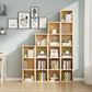 Scandinavian Pine Standard Bookshelf Vertical Closed Back Bookshelf for Living Room Clearhalo 'Bookcases' 'furn' 'furn_bookcases' 'Furniture' 'furniture_bookcases' 'kitchen' 'kitchen_bookcases' 'Living Room Furniture' 'Office Furniture' 4826412