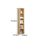 Scandinavian Pine Standard Bookshelf Vertical Closed Back Bookshelf for Living Room Clearhalo 'Bookcases' 'furn' 'furn_bookcases' 'Furniture' 'furniture_bookcases' 'kitchen' 'kitchen_bookcases' 'Living Room Furniture' 'Office Furniture' 4826418