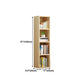 Scandinavian Pine Standard Bookshelf Vertical Closed Back Bookshelf for Living Room Clearhalo 'Bookcases' 'furn' 'furn_bookcases' 'Furniture' 'furniture_bookcases' 'kitchen' 'kitchen_bookcases' 'Living Room Furniture' 'Office Furniture' 4826426