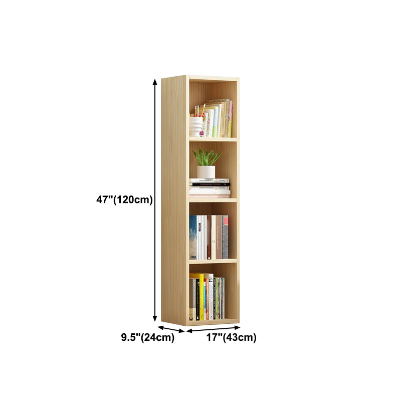 Scandinavian Pine Standard Bookshelf Vertical Closed Back Bookshelf for Living Room Clearhalo 'Bookcases' 'furn' 'furn_bookcases' 'Furniture' 'furniture_bookcases' 'kitchen' 'kitchen_bookcases' 'Living Room Furniture' 'Office Furniture' 4826426