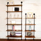 Industrial Style Bookshelf Wall Mounted Solid Wood Bookcase for Home Office Clearhalo 'Bookcases' 'furn' 'furn_bookcases' 'Furniture' 'furniture_bookcases' 'kitchen' 'kitchen_bookcases' 'Living Room Furniture' 'Office Furniture' 4826434