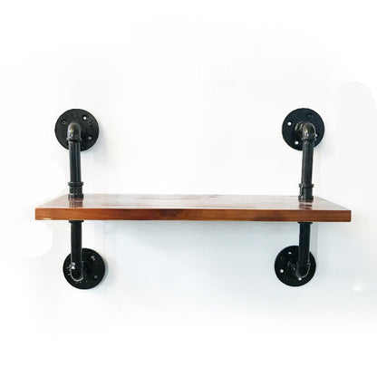 Industrial Style Bookshelf Wall Mounted Solid Wood Bookcase for Home Office 19.7"L x 7.9"W x 14.2"H Clearhalo 'Bookcases' 'furn' 'furn_bookcases' 'Furniture' 'furniture_bookcases' 'kitchen' 'kitchen_bookcases' 'Living Room Furniture' 'Office Furniture' 4826435