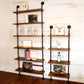 Industrial Style Bookshelf Wall Mounted Solid Wood Bookcase for Home Office Clearhalo 'Bookcases' 'furn' 'furn_bookcases' 'Furniture' 'furniture_bookcases' 'kitchen' 'kitchen_bookcases' 'Living Room Furniture' 'Office Furniture' 4826439