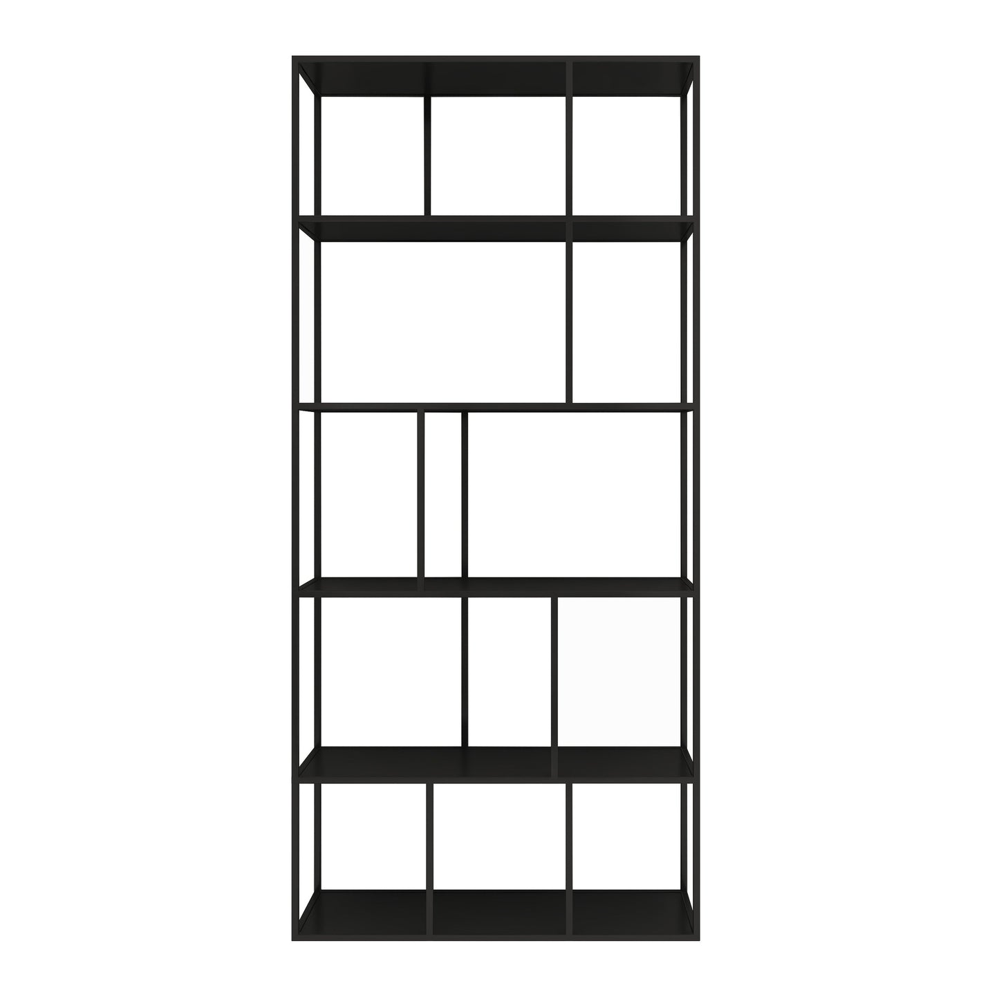 Metal Industrial Etagere Bookshelf Iron Open Vertical Bookshelf for Office Clearhalo 'Bookcases' 'furn' 'furn_bookcases' 'Furniture' 'furniture_bookcases' 'kitchen' 'kitchen_bookcases' 'Living Room Furniture' 'Office Furniture' 4826475