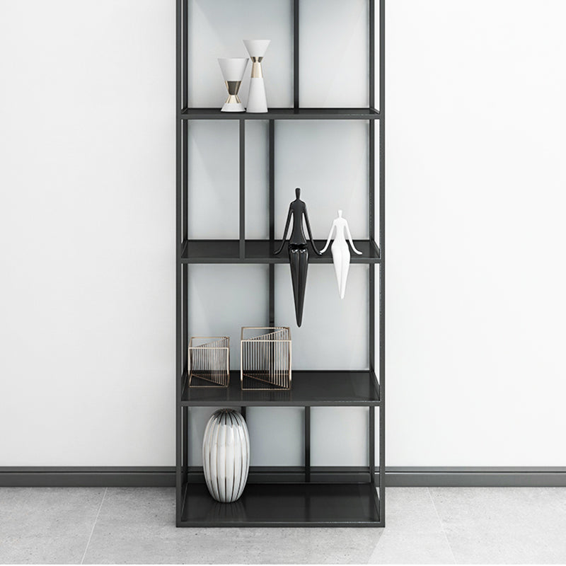Metal Industrial Etagere Bookshelf Iron Open Vertical Bookshelf for Office Clearhalo 'Bookcases' 'furn' 'furn_bookcases' 'Furniture' 'furniture_bookcases' 'kitchen' 'kitchen_bookcases' 'Living Room Furniture' 'Office Furniture' 4826477