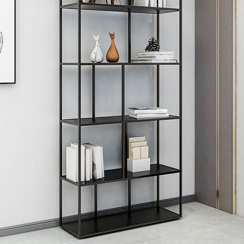 Metal Industrial Etagere Bookshelf Iron Open Vertical Bookshelf for Office Clearhalo 'Bookcases' 'furn' 'furn_bookcases' 'Furniture' 'furniture_bookcases' 'kitchen' 'kitchen_bookcases' 'Living Room Furniture' 'Office Furniture' 4826479