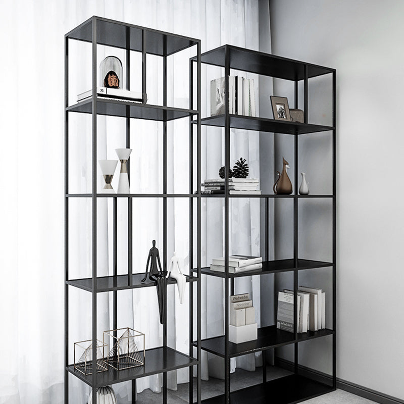 Metal Industrial Etagere Bookshelf Iron Open Vertical Bookshelf for Office Clearhalo 'Bookcases' 'furn' 'furn_bookcases' 'Furniture' 'furniture_bookcases' 'kitchen' 'kitchen_bookcases' 'Living Room Furniture' 'Office Furniture' 4826480