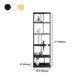 Metal Industrial Etagere Bookshelf Iron Open Vertical Bookshelf for Office Clearhalo 'Bookcases' 'furn' 'furn_bookcases' 'Furniture' 'furniture_bookcases' 'kitchen' 'kitchen_bookcases' 'Living Room Furniture' 'Office Furniture' 4826481