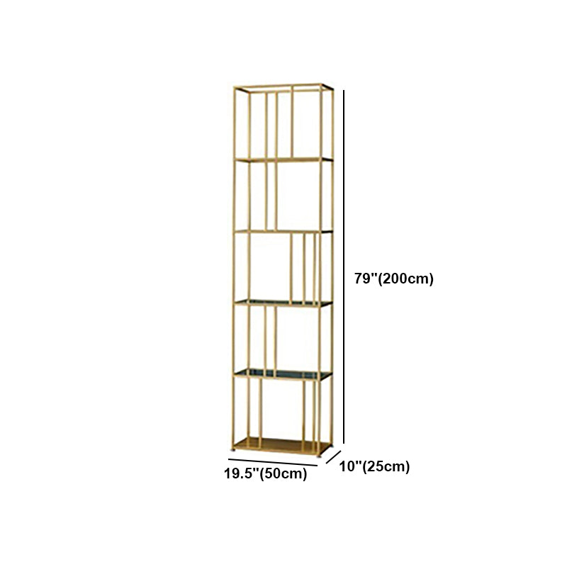 Metal Industrial Etagere Bookshelf Iron Open Vertical Bookshelf for Office Clearhalo 'Bookcases' 'furn' 'furn_bookcases' 'Furniture' 'furniture_bookcases' 'kitchen' 'kitchen_bookcases' 'Living Room Furniture' 'Office Furniture' 4826487