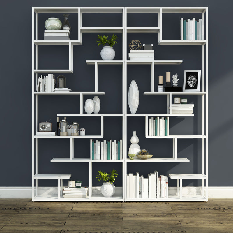 Industrial Metal Etagere Bookshelf Open Iron Bookshelf for Home Office Clearhalo 'Bookcases' 'furn' 'furn_bookcases' 'Furniture' 'furniture_bookcases' 'kitchen' 'kitchen_bookcases' 'Living Room Furniture' 'Office Furniture' 4826490