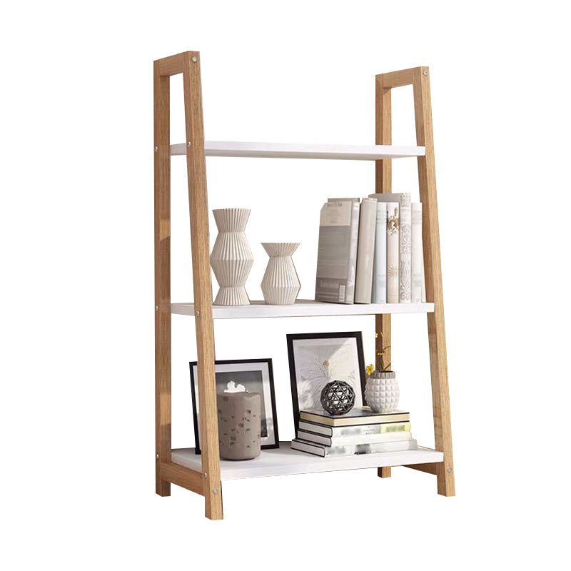 Open Back Bookshelf Scandinavian Style Bookcase for Study Room and Office Natural 19.7"L x 13.8"W x 35.4"H Clearhalo 'Bookcases' 'Furniture' 'furniture_bookcases' 'kitchen' 'kitchen_bookcases' 'Living Room Furniture' 'Office Furniture' 4826525
