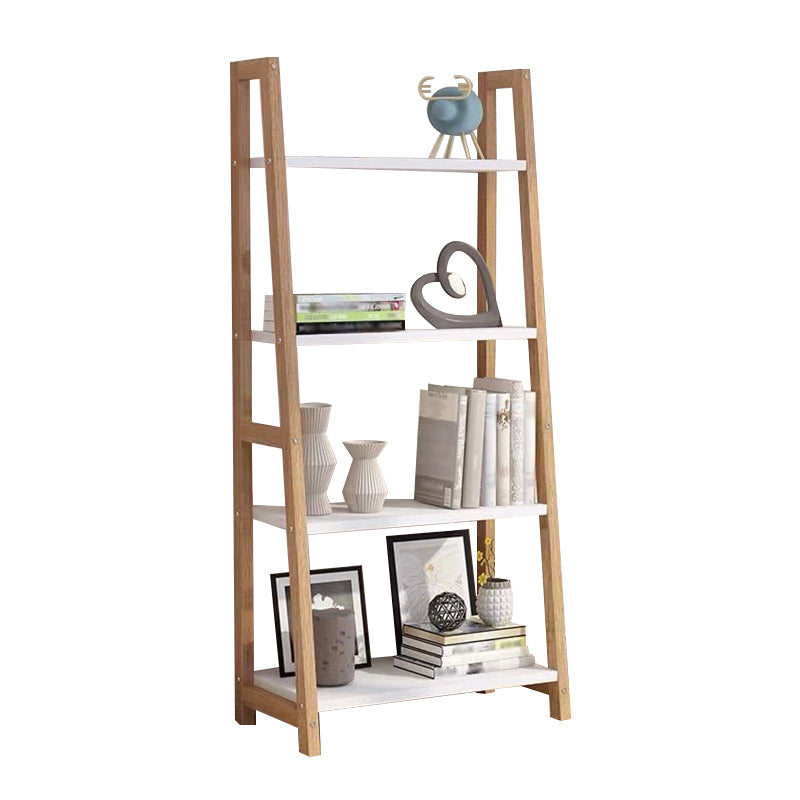 Open Back Bookshelf Scandinavian Style Bookcase for Study Room and Office Natural 20"L x 14"W x 43"H Clearhalo 'Bookcases' 'Furniture' 'furniture_bookcases' 'kitchen' 'kitchen_bookcases' 'Living Room Furniture' 'Office Furniture' 4826529